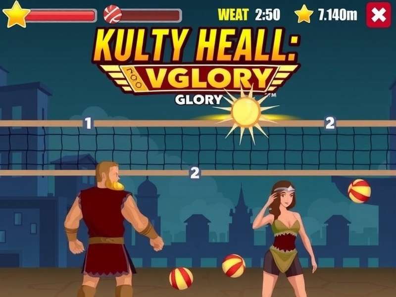 Volley Viking Glory Game Screenshot